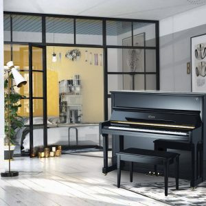 ESSEX - Klavier by STEINWAY, Modell EUP 123 PE in schwarz poliert
