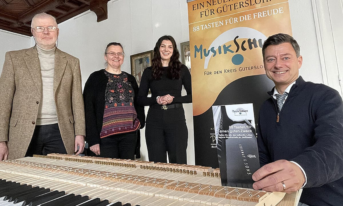 88 Tasten für einen guten Zweck – Spendenaktion Steinway Konzertflügel