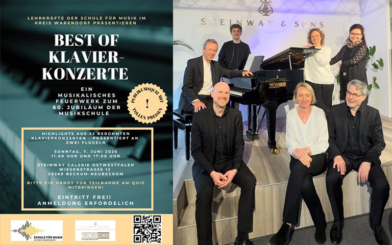 Best of Klavierkonzerte – 60 Jahre Schule für Musik im Kreis Warendorf